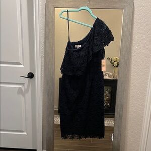 Nanette Lepore Black Lace Blouse